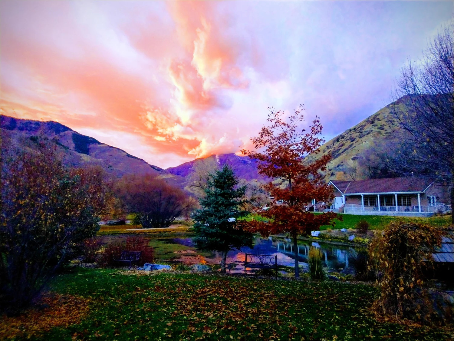 Bridal hair and makeup at Conrad Ranch, Utah