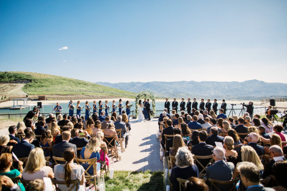 Bridal hair and makeup at Promontory Club, Park City, Utah