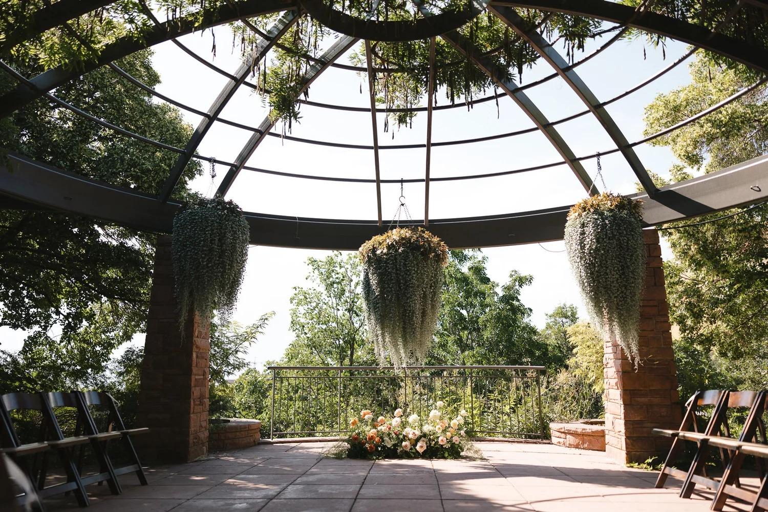 Bridal hair and makeup at Red Butte Garden, Salt Lake City